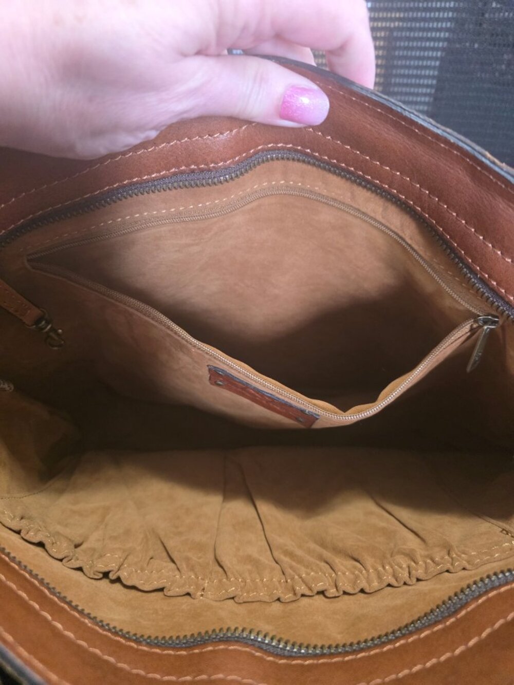 Patricia Nash Burnished Tooled Rena Tote - Picture 3 of 5